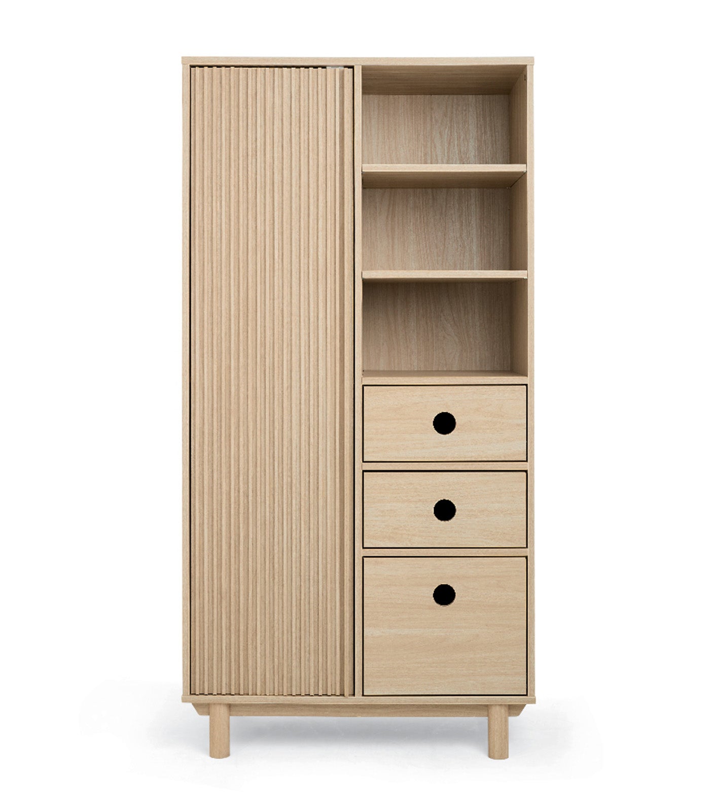 Oska Wardrobe Natural Oak