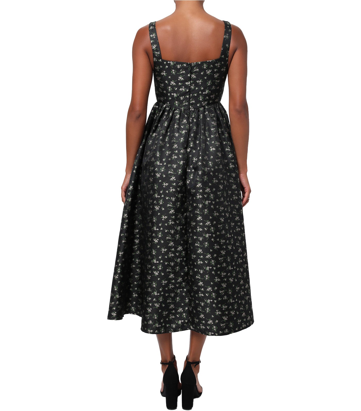 Celine Bustier Dress Black Multi