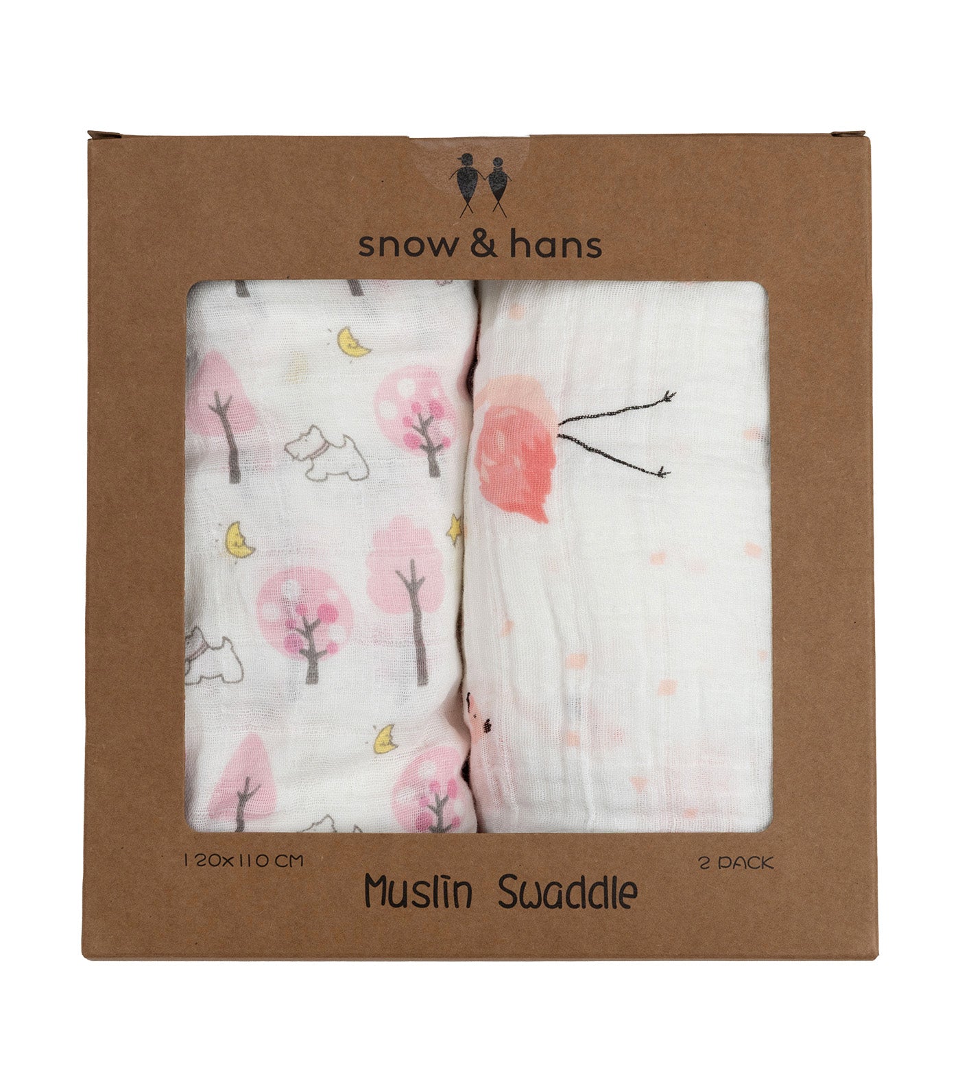 Snow & Hans 2-Piece Muslin Blanket