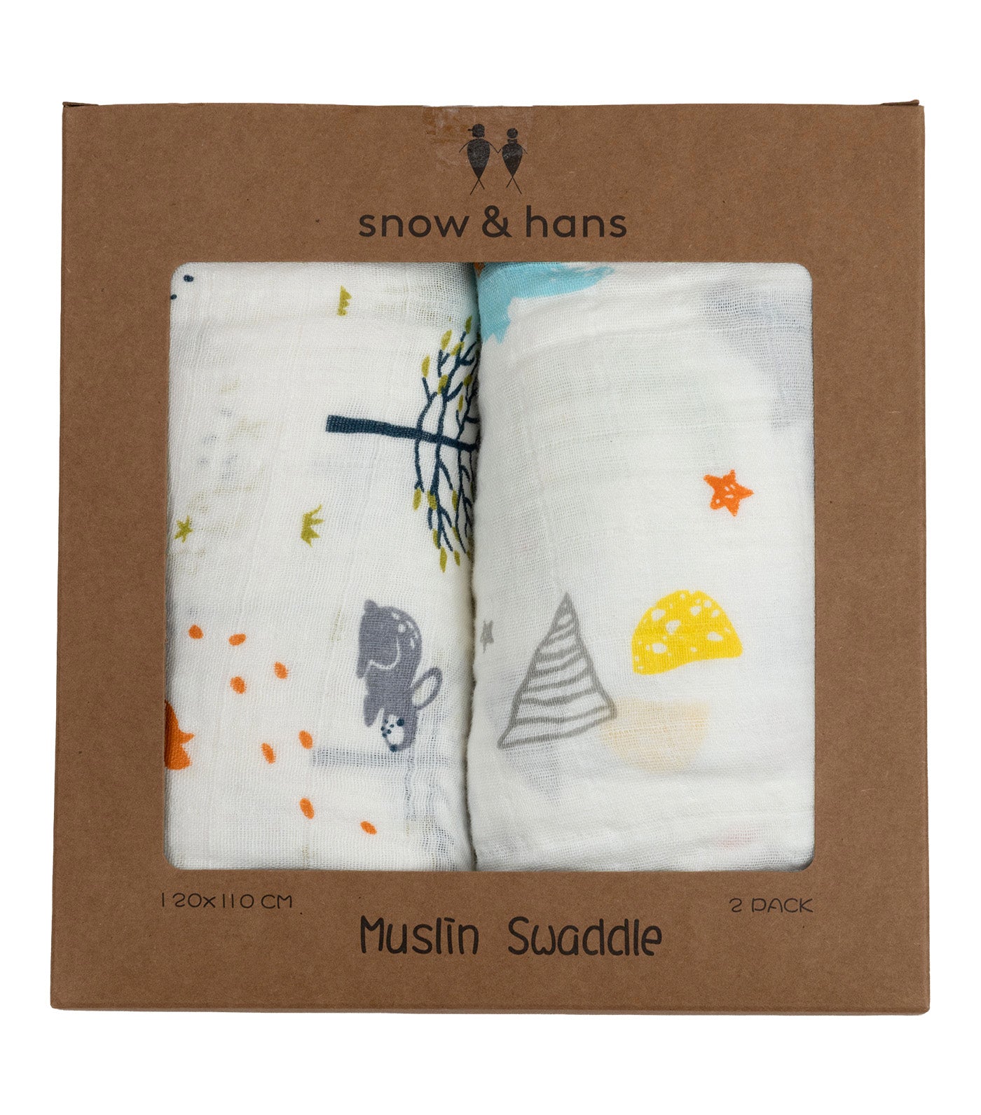 Snow & Hans 2-Piece Muslin Blanket