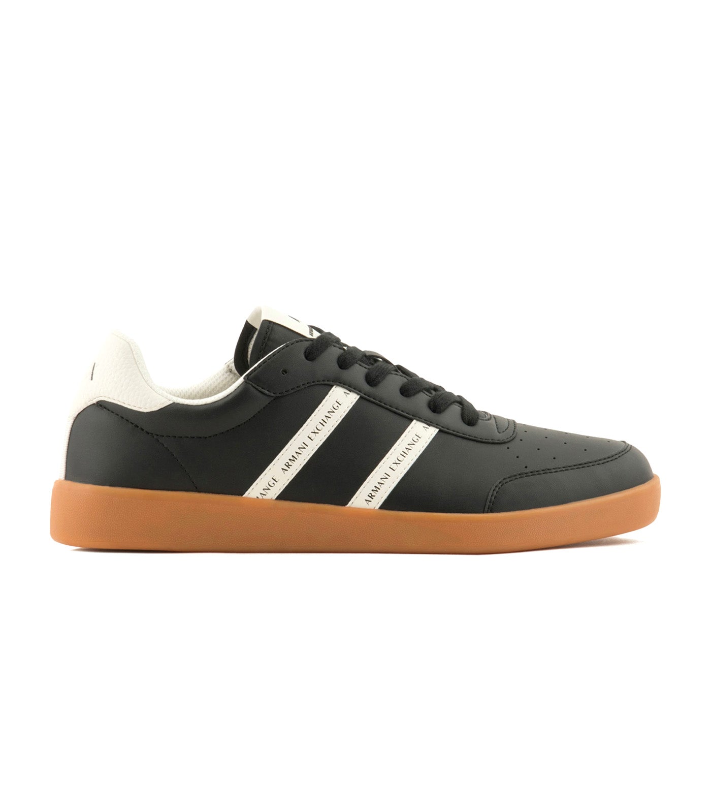 Men's Sneakers with Logo Black/Off White