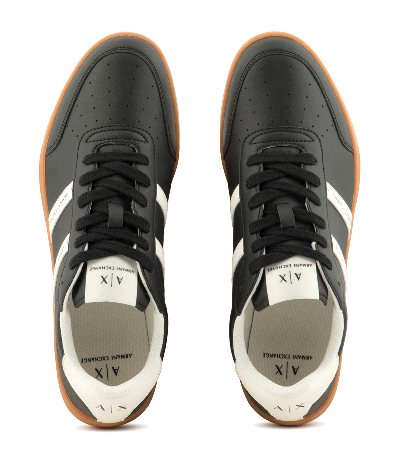 Men's Sneakers with Logo Black/Off White