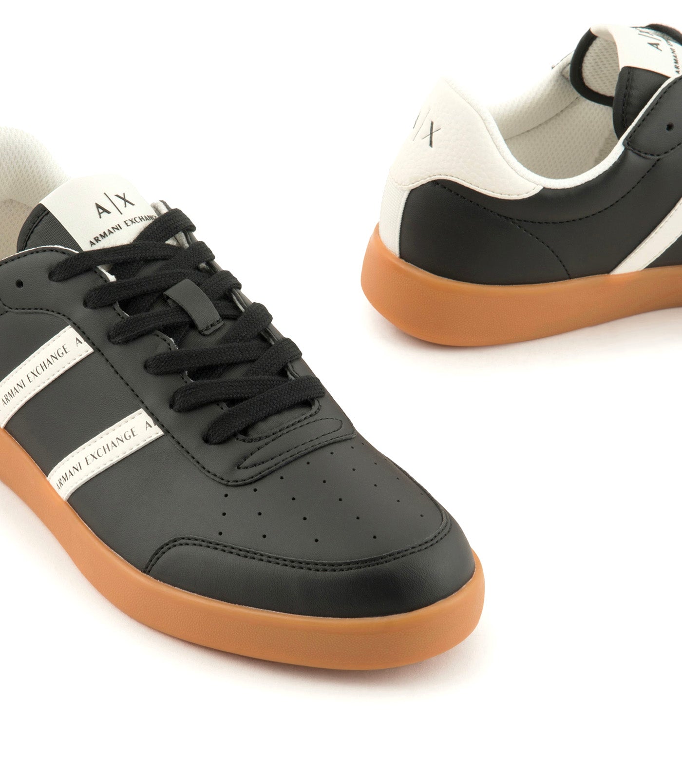 Men's Sneakers with Logo Black/Off White