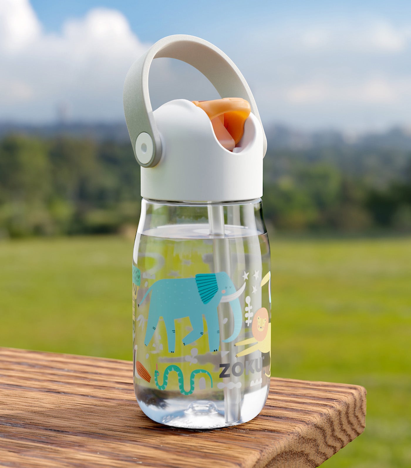 Kids Flip Straw Bottle