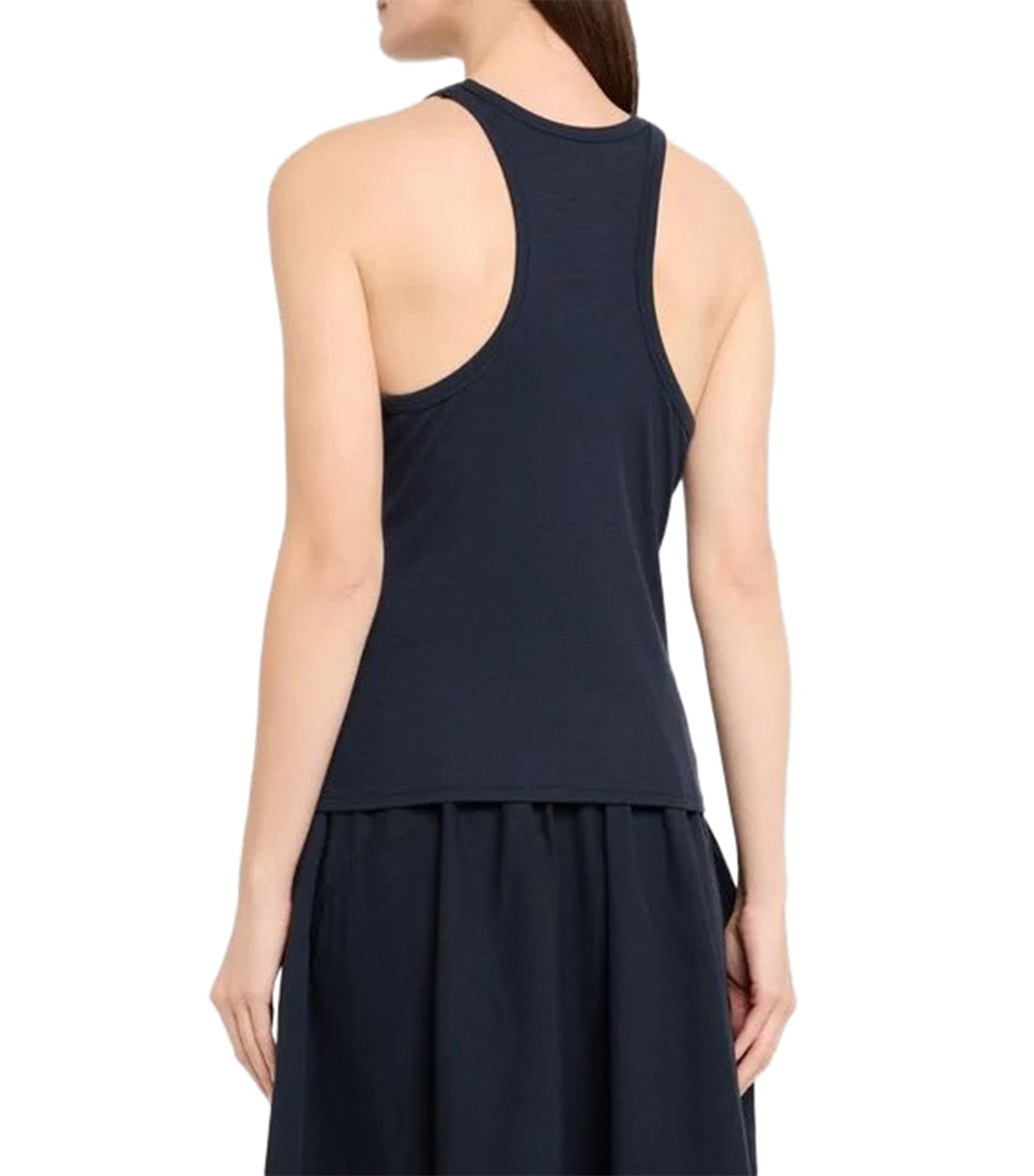 Dean Racerback Rib Knit Tank Night Blue