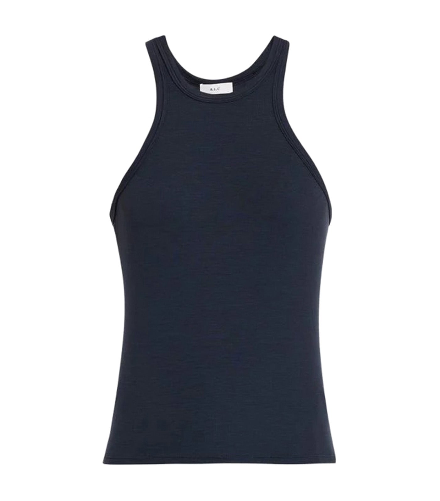 Dean Racerback Rib Knit Tank Night Blue