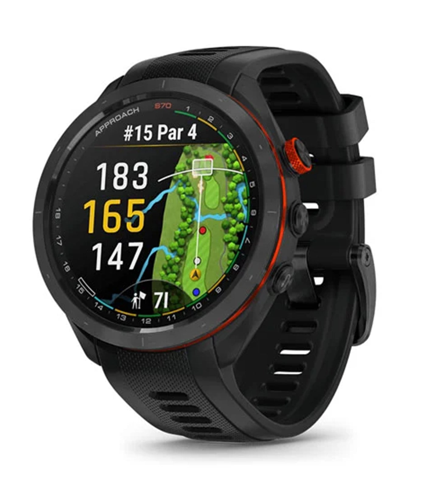 Approach S70 GPS Golf Smartwatch Black