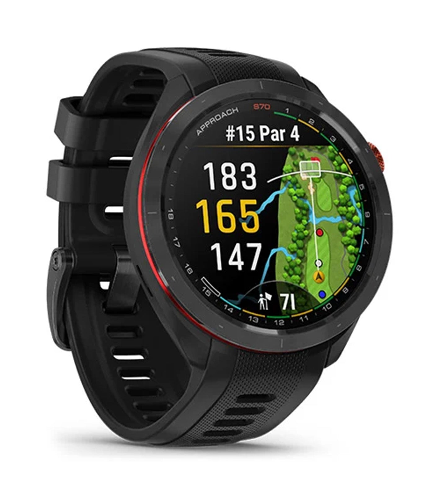 Approach S70 GPS Golf Smartwatch Black