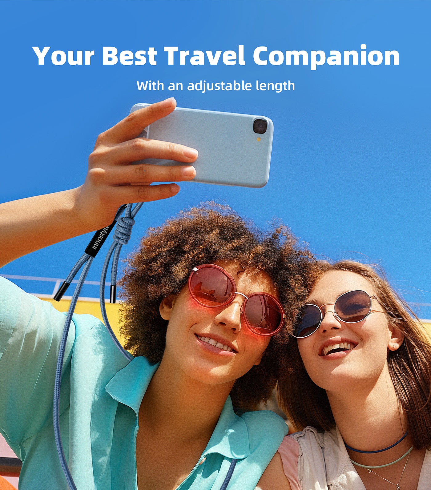 Phone Lanyard 6mm Blue