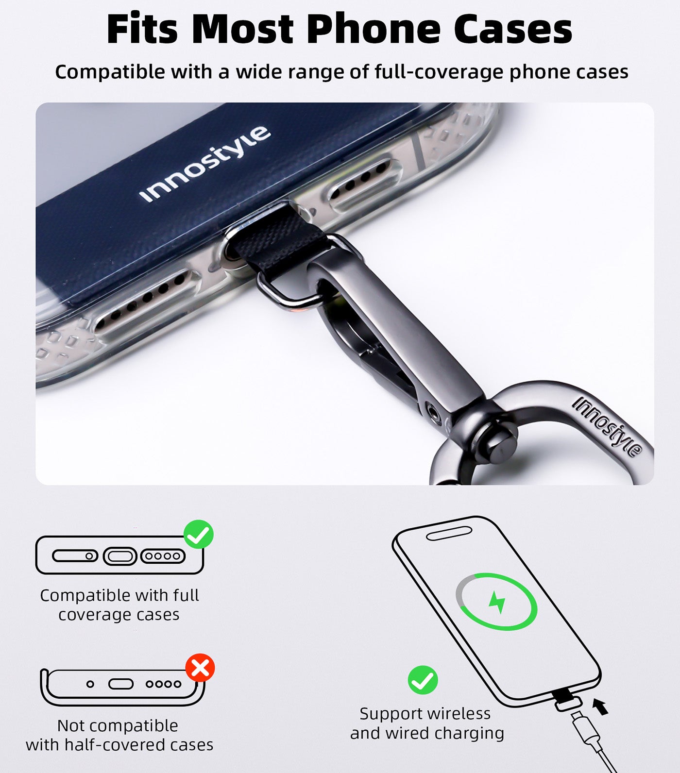 Phone Lanyard 6mm Blue