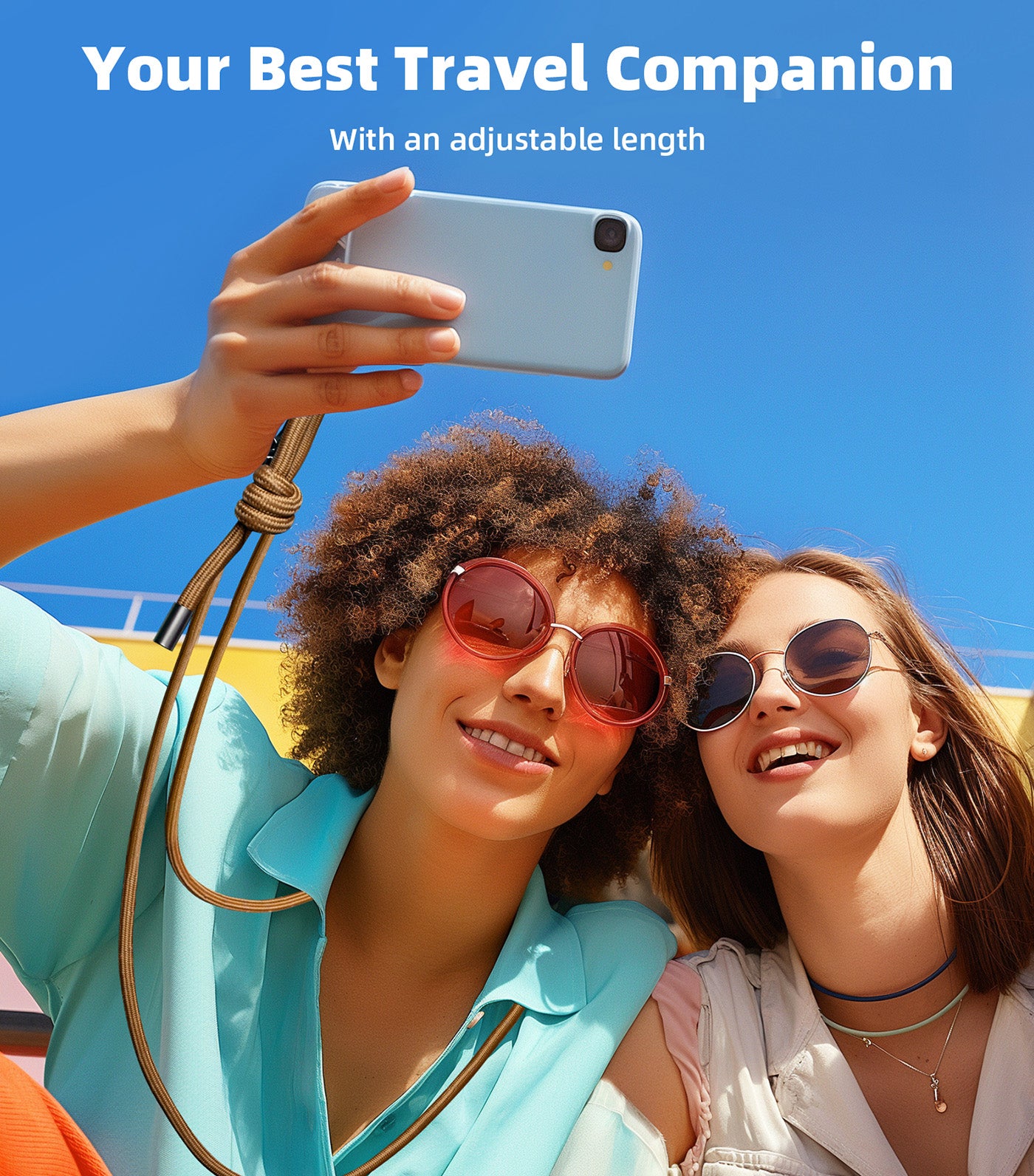 Phone Lanyard 8mm Brown