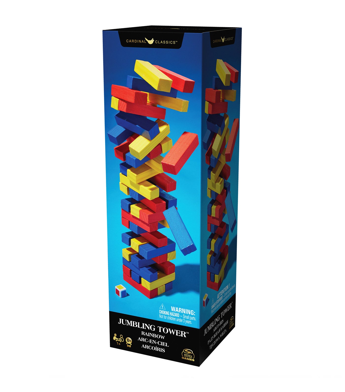 CGI Rainbow Jumbling Tower Tin