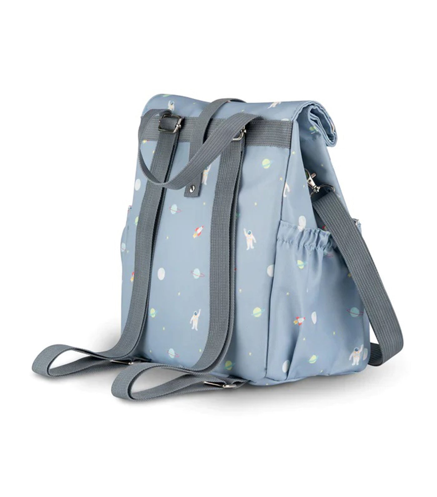 Insulated Roll-Up Lunch Bag - Spaceship