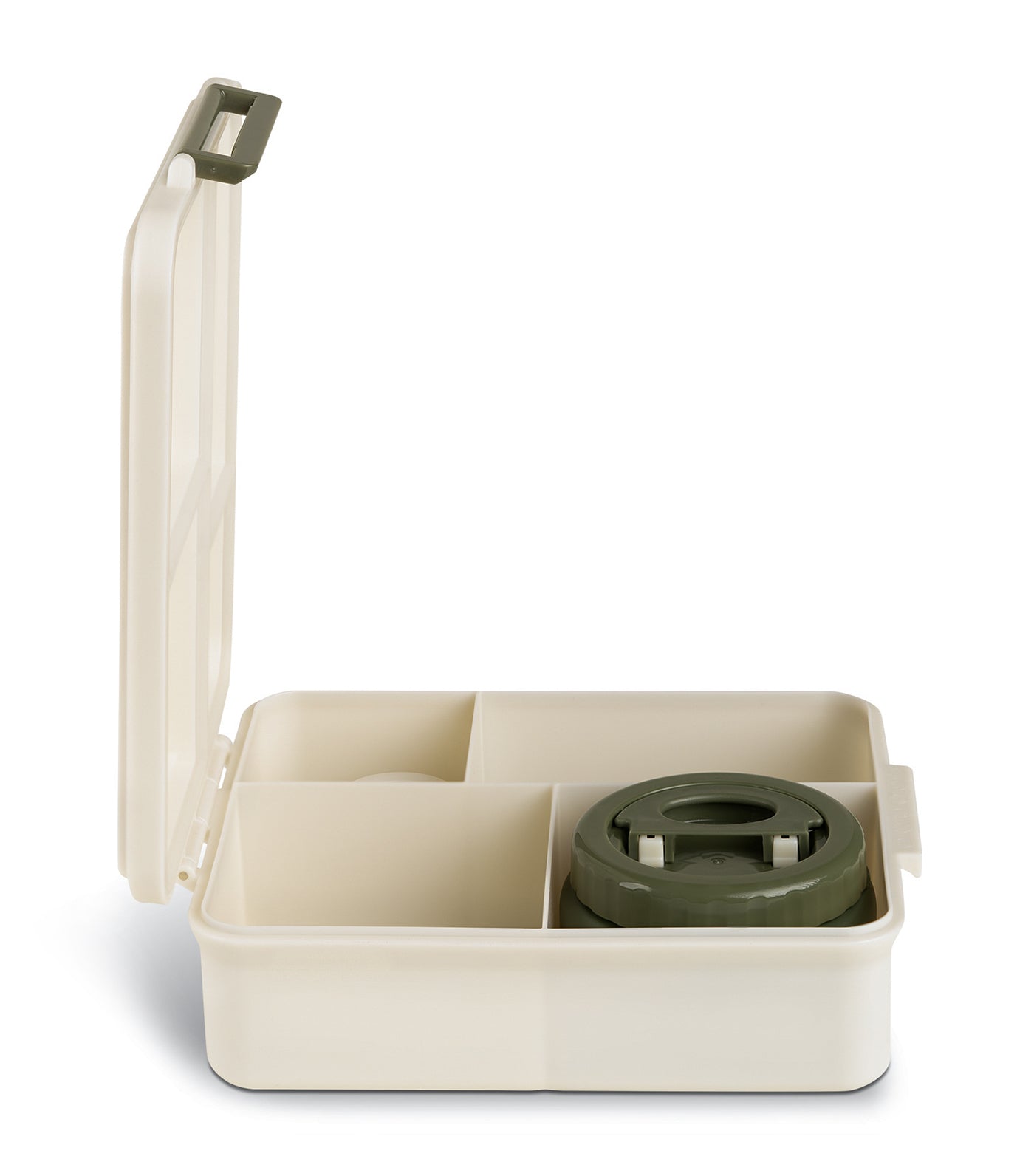 Grand Lunchbox with Four Compartments and One Food Jar - Dino