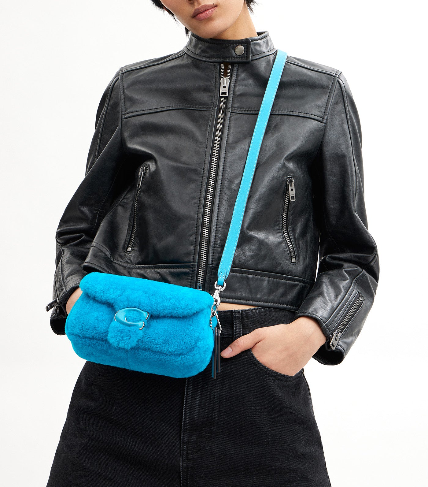 Tabby Shoulder Bag 18 Montero Blue
