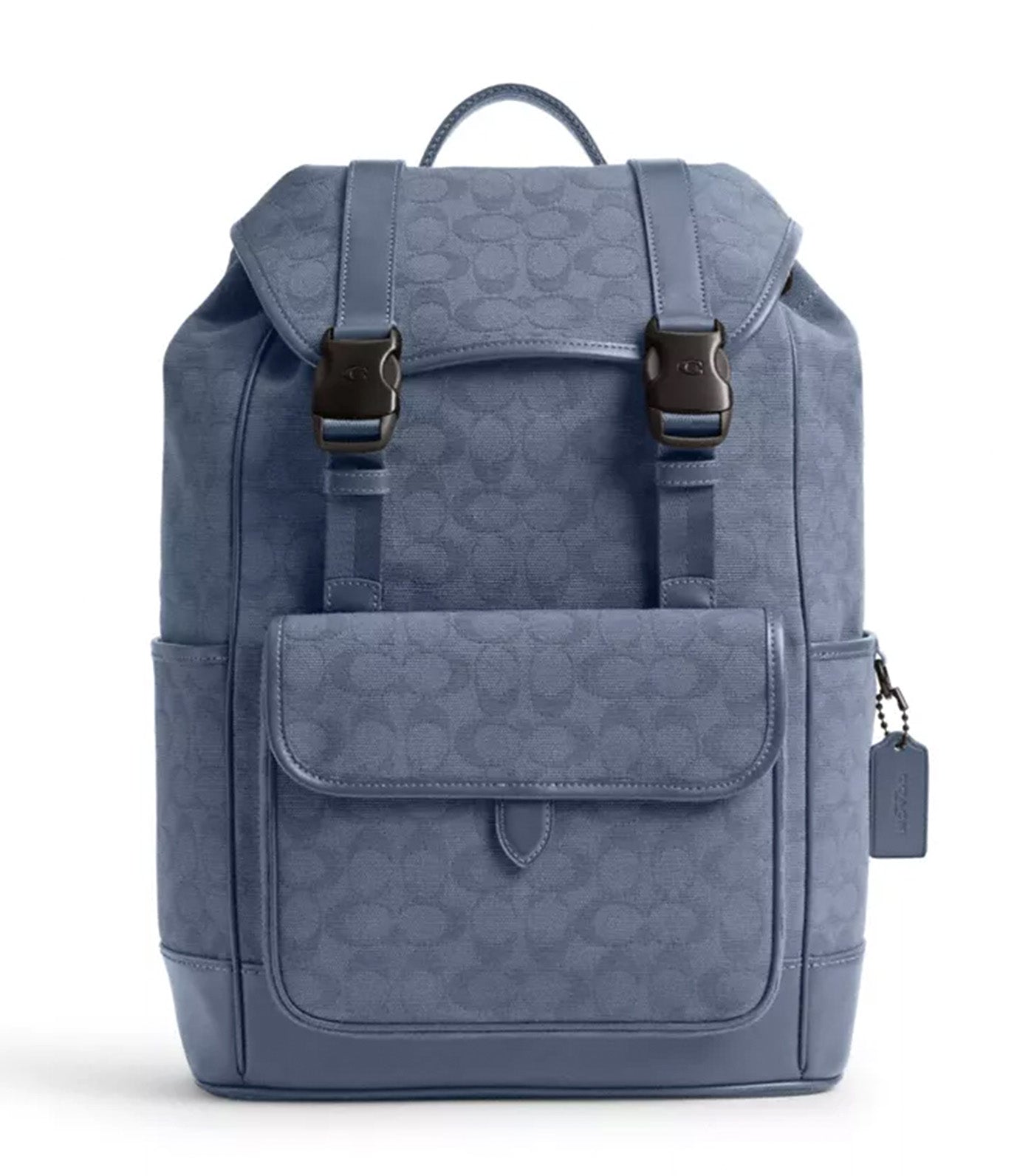League Flap Backpack Washed Chambray