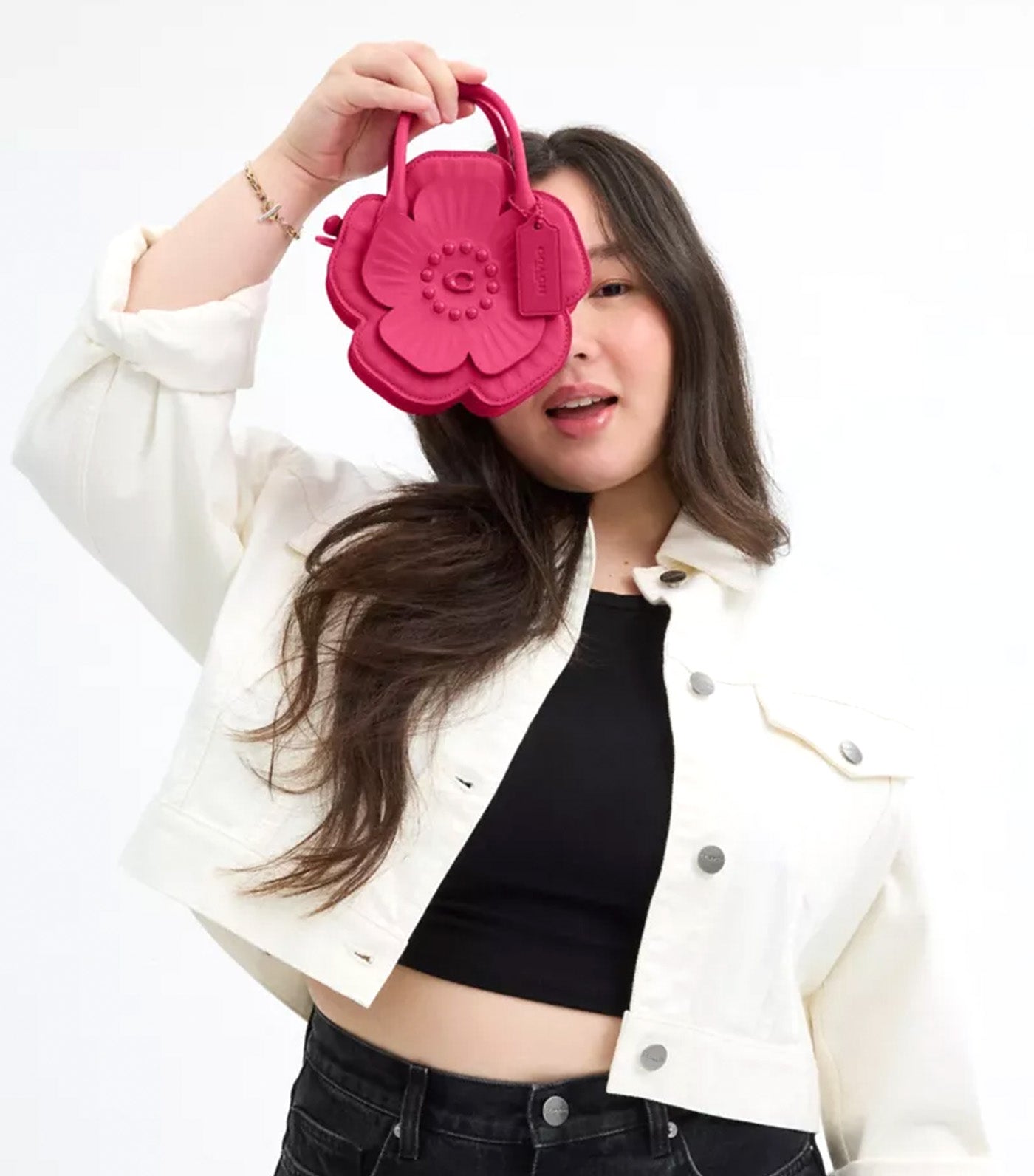 Tea Rose Bag LH/Dragonfruit