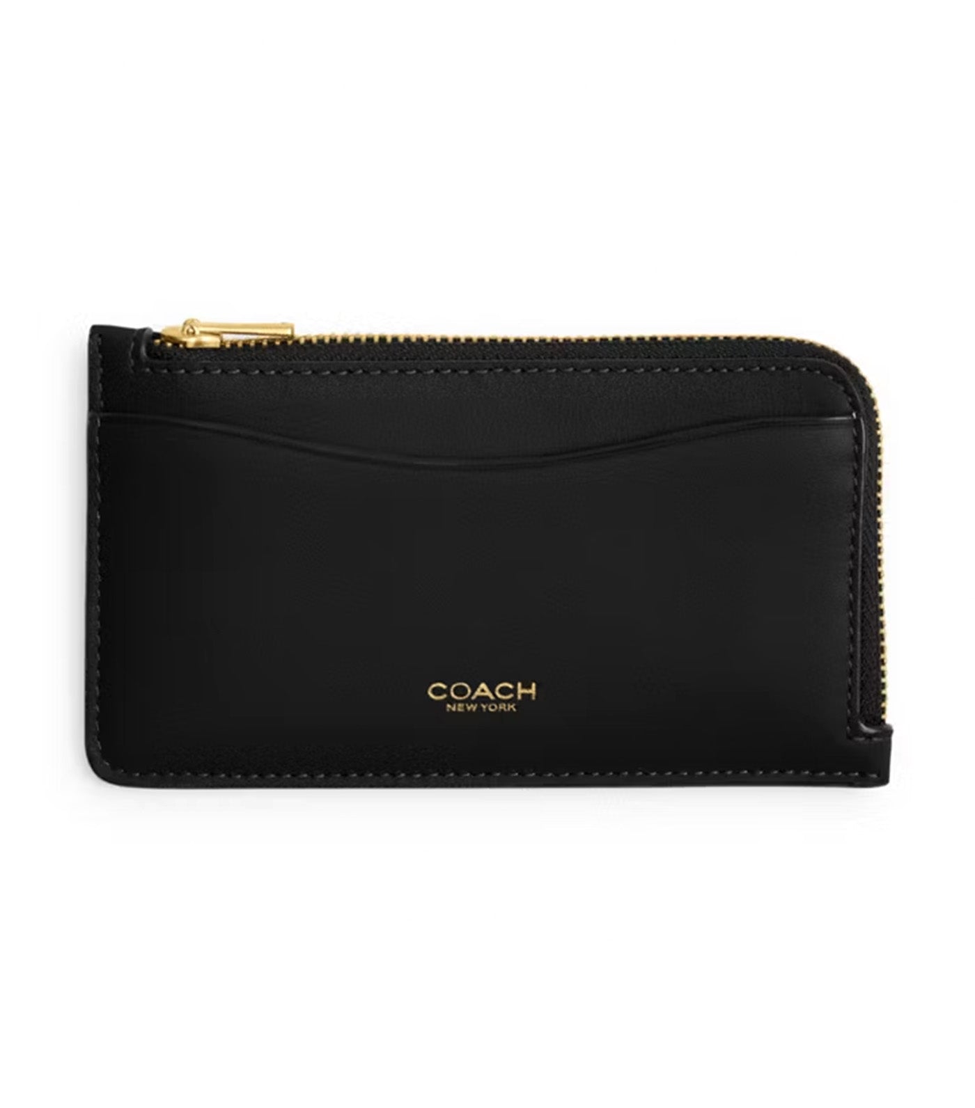 New York Zip Card Case Black