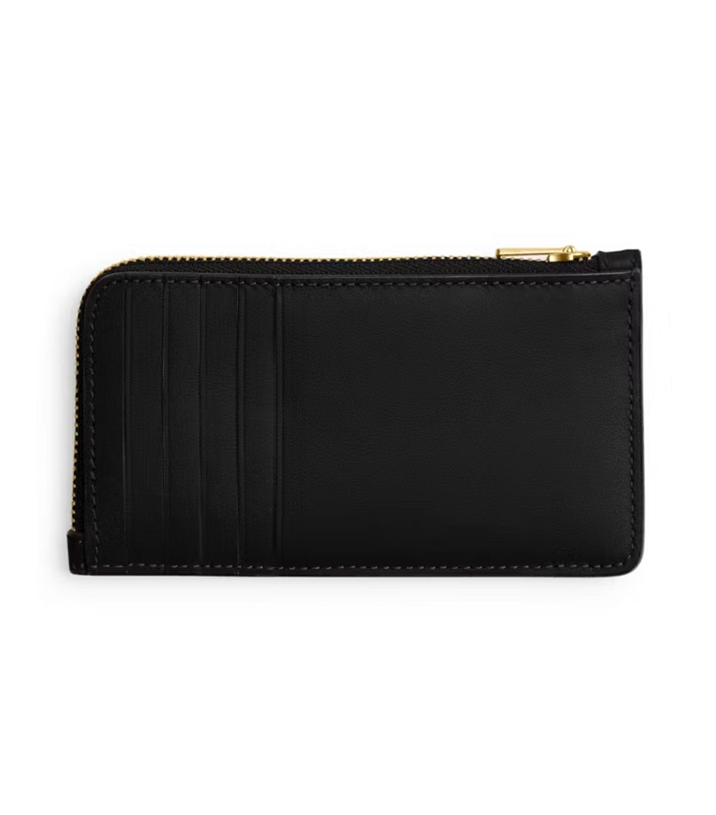 New York Zip Card Case Black