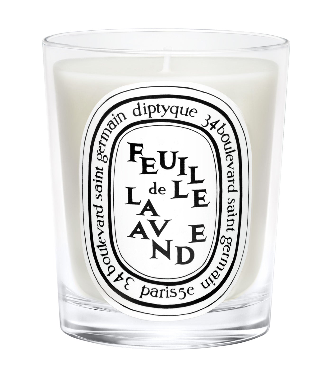 diptyque feuille de lavande / lavender leaf candle 190g