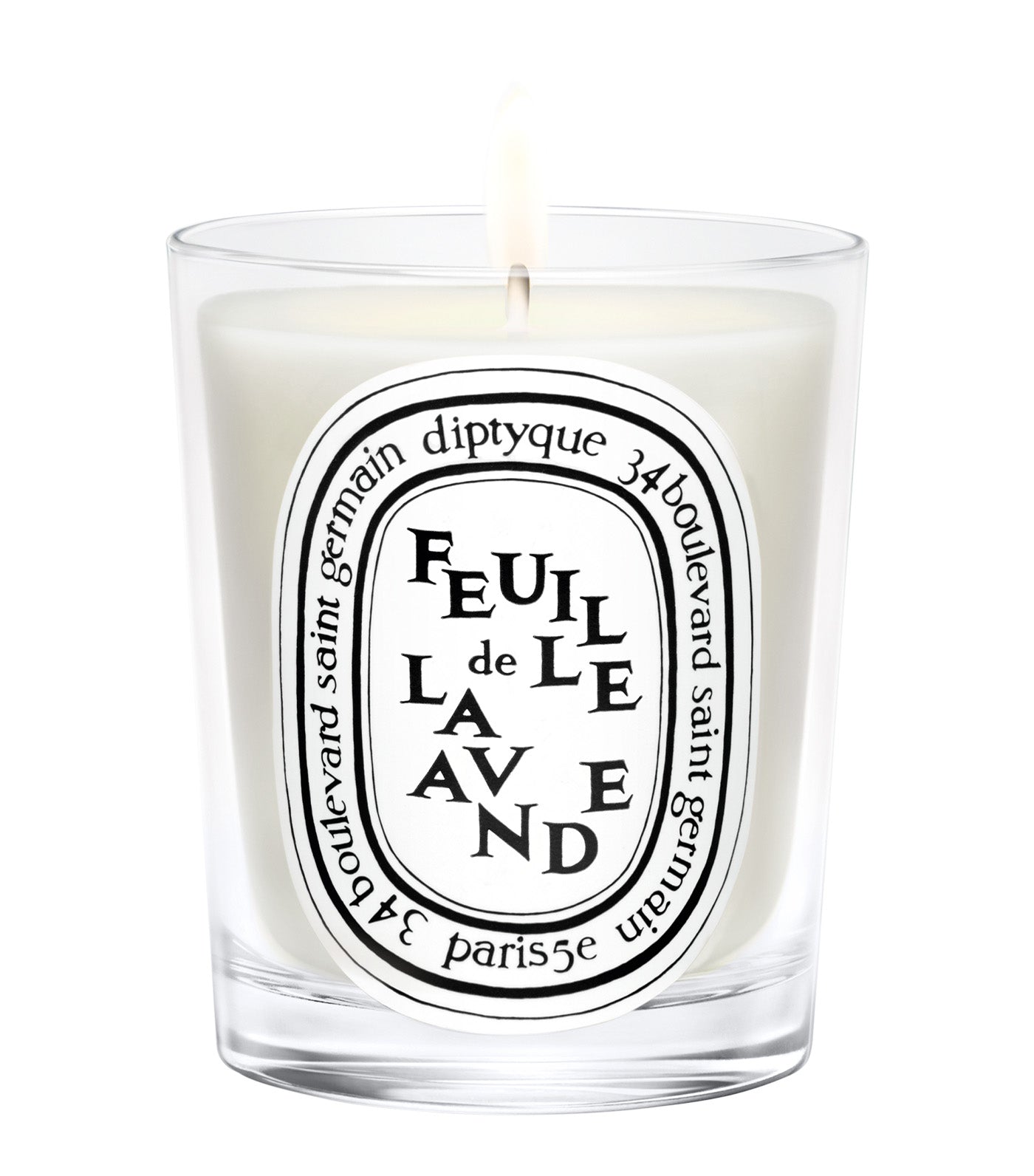 diptyque feuille de lavande / lavender leaf candle 190g