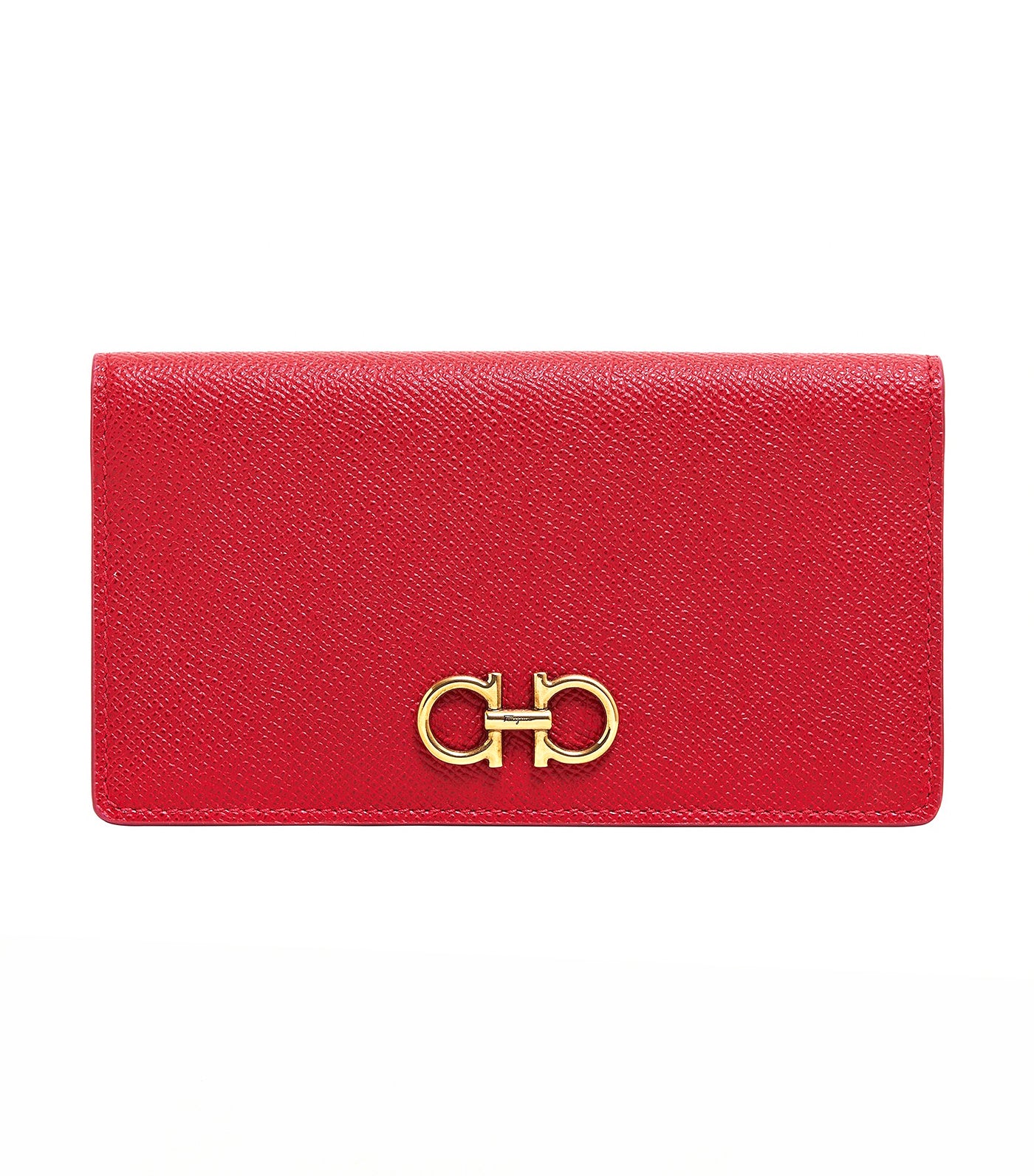 Gancini Continental Wallet Lipstick Red