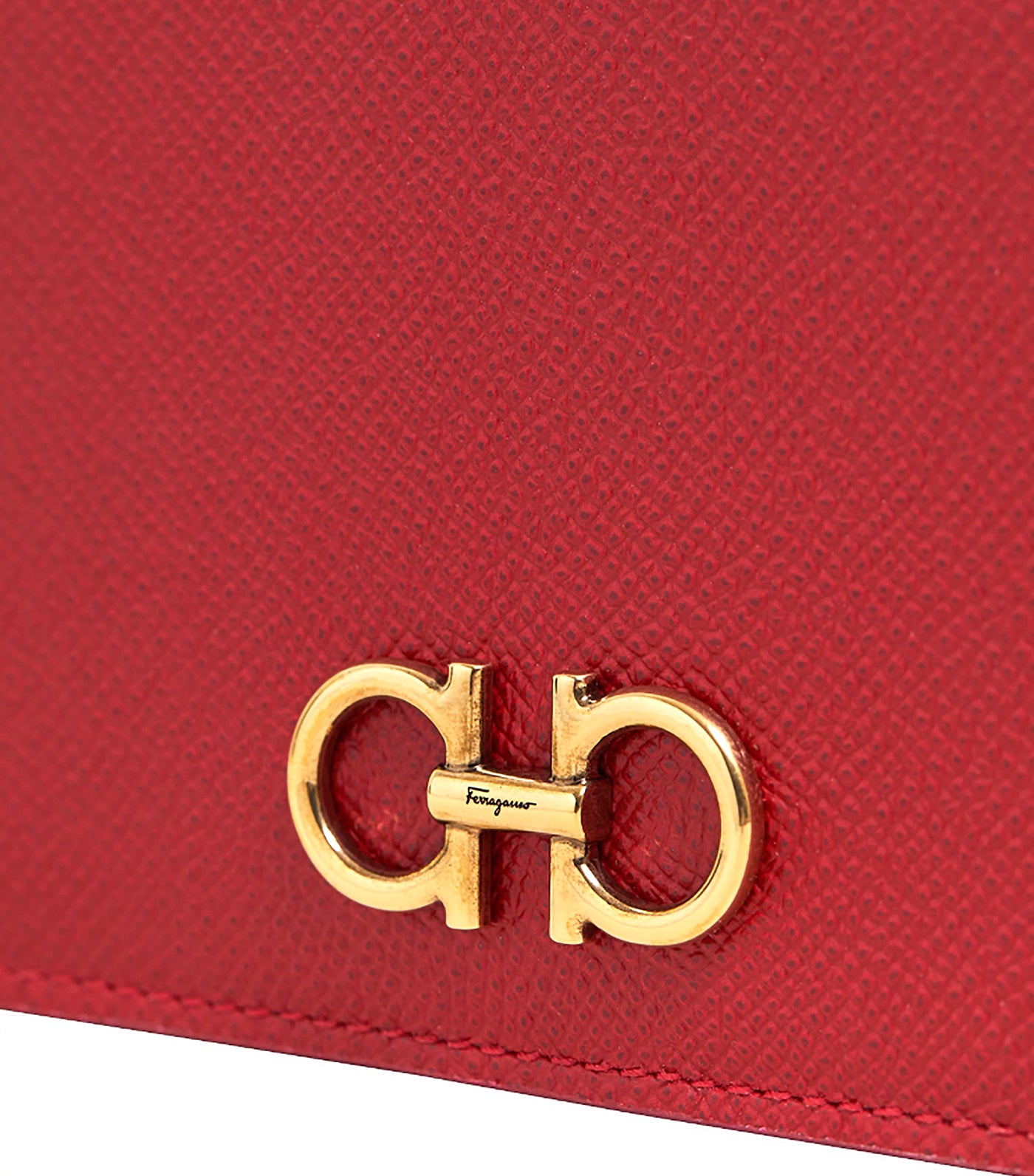 Gancini Continental Wallet Lipstick Red