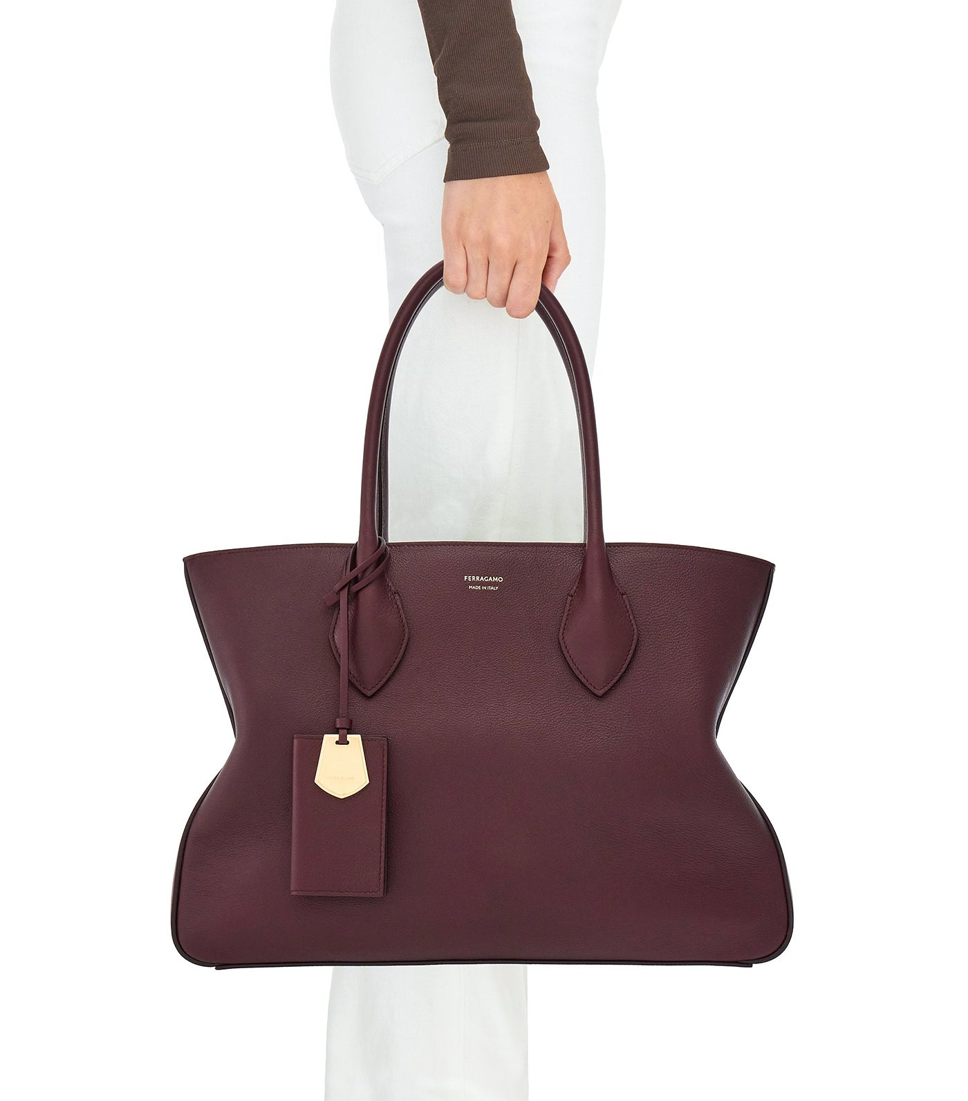 Tote Bag (L) Dark Barolo