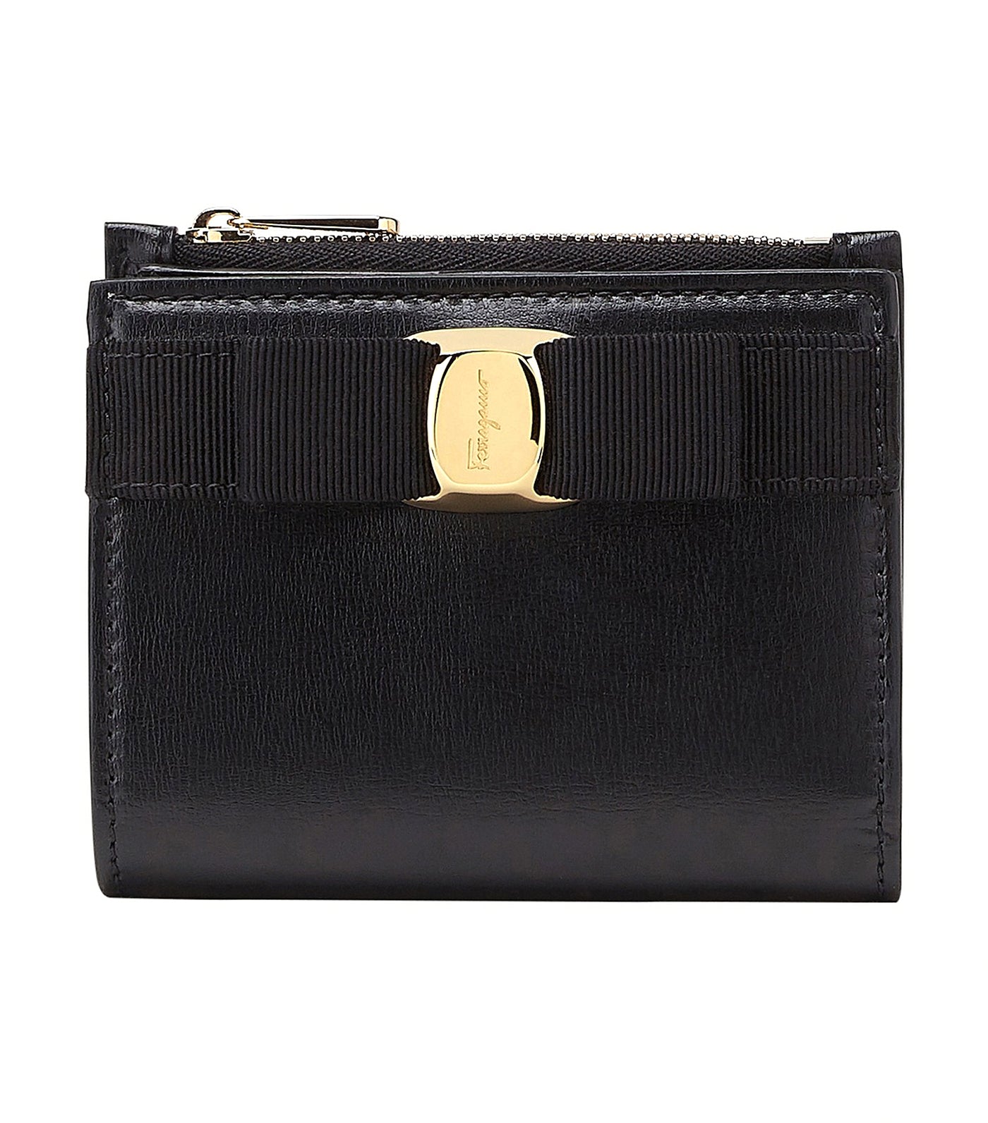 Vara Bow Compact Wallet Black