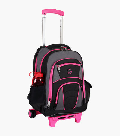 Large Backpack Stroller - Charcoal and Fuchsia