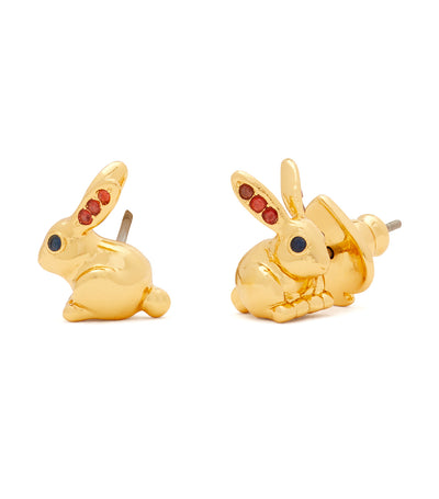 Year of the Rabbit Studs Gold Multi