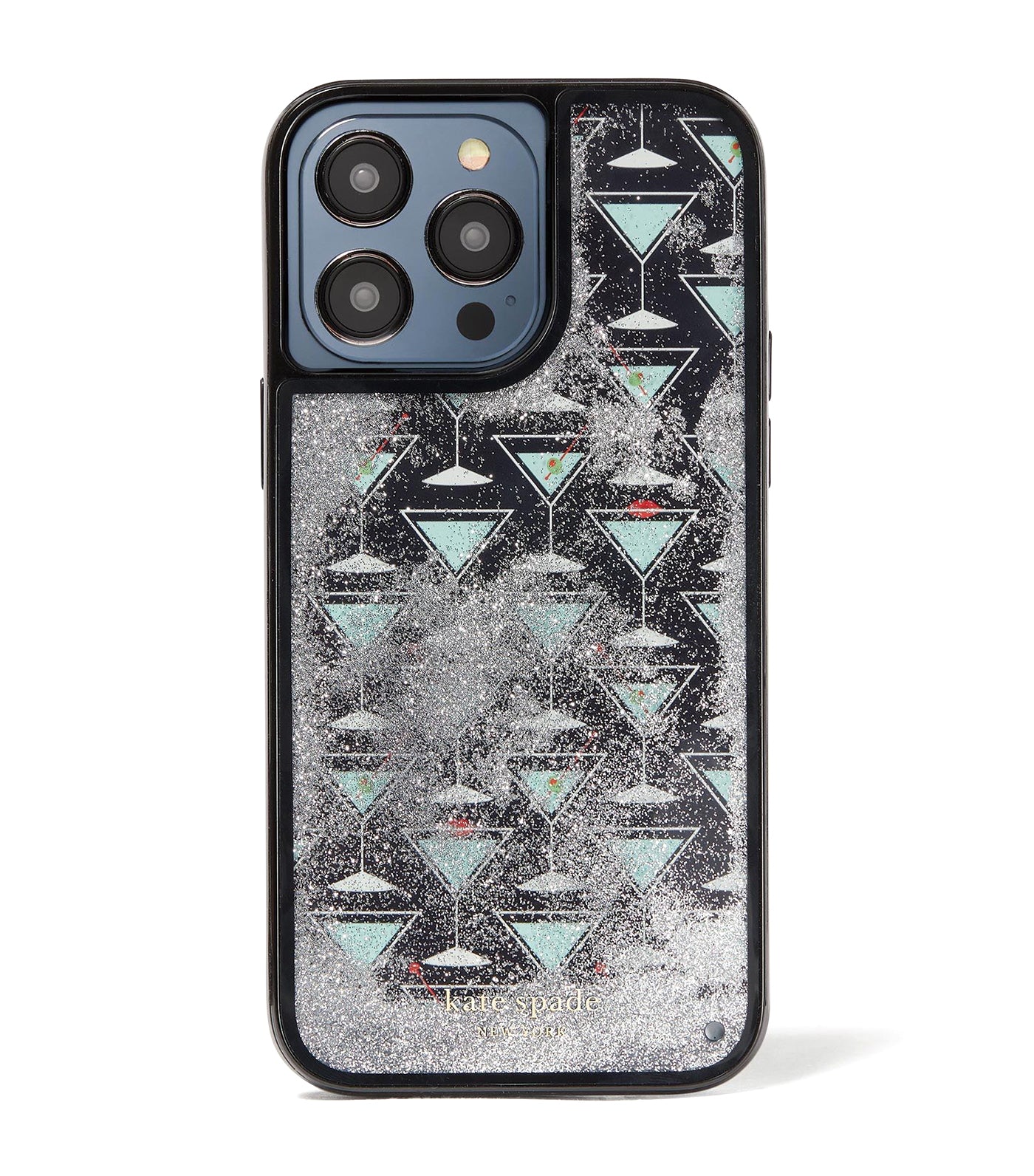 Shaken Not Stirred Liquid Glitter iPhone 14 Pro Max Case Multi