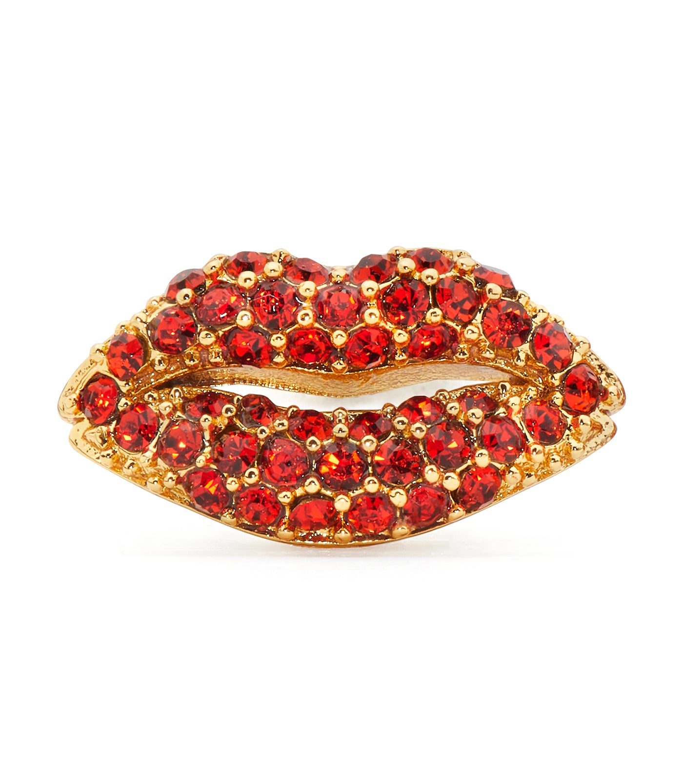 Hit The Town Lips Studs Red