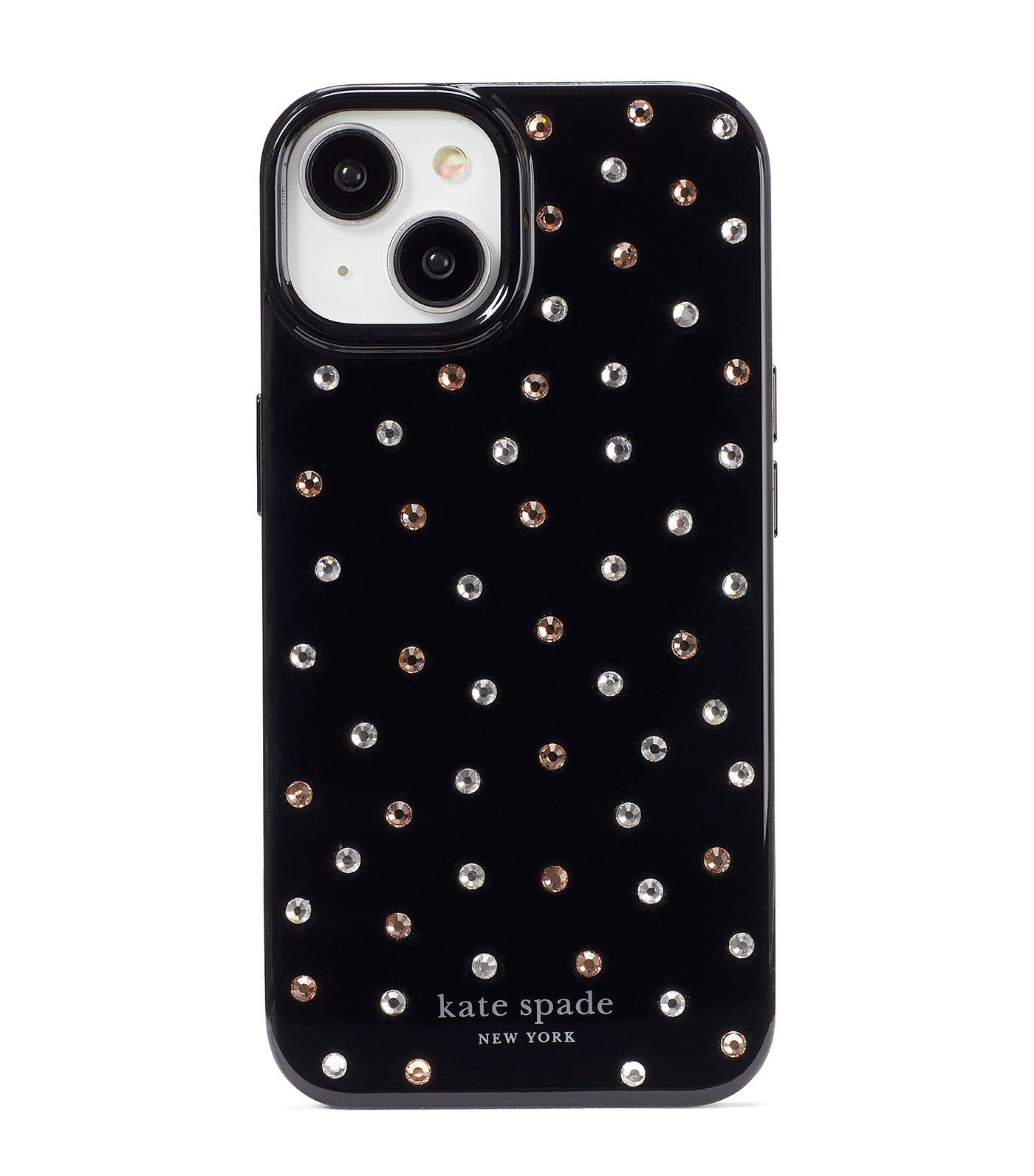 Embellished iPhone 14 Case Black Multi
