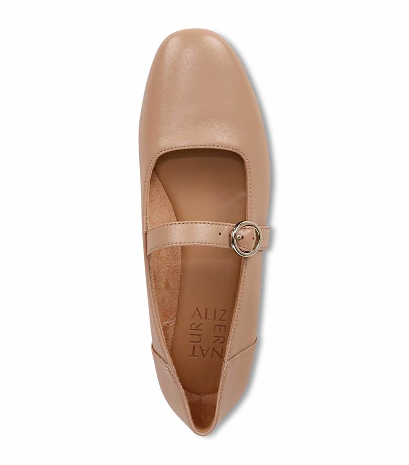 Naturalizer Kelly Mary Jane Flat Crème Brulee