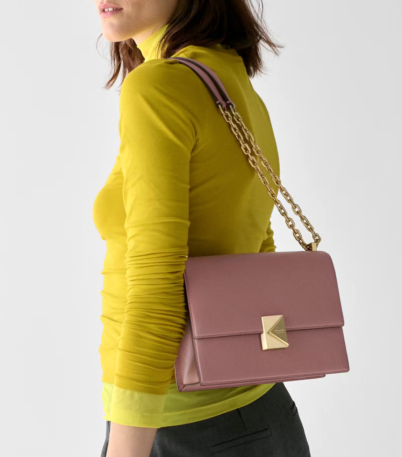 Kate Spade New York Deco Chain Shoulder Bag Dusk Rose