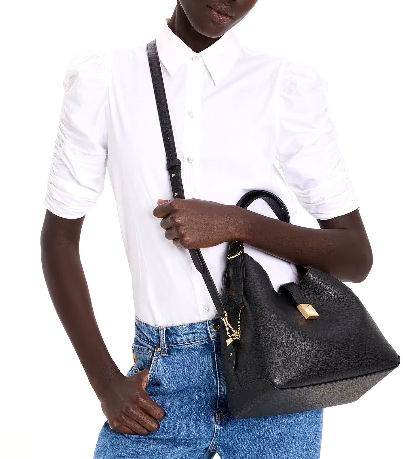 Kate Spade New York Deco Medium Crossbody Tote Black
