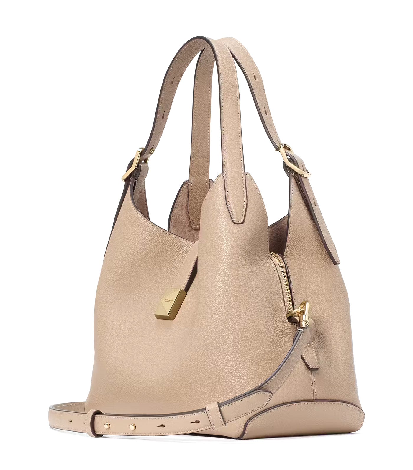 Kate Spade New York Deco Medium Crossbody Tote Timeless Taupe