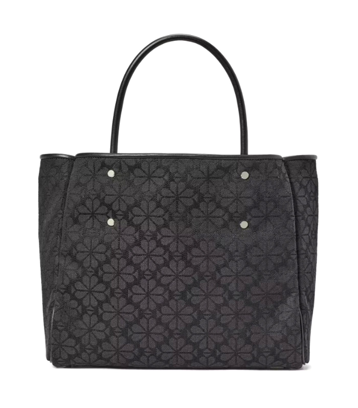 Kate Spade New York Spade Flower Jacquard Medium Everything Tote Black Multi
