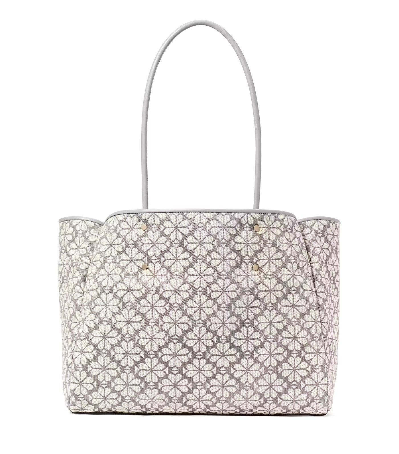 Spade Flower Jacquard Large Everything Tote Gray Multi