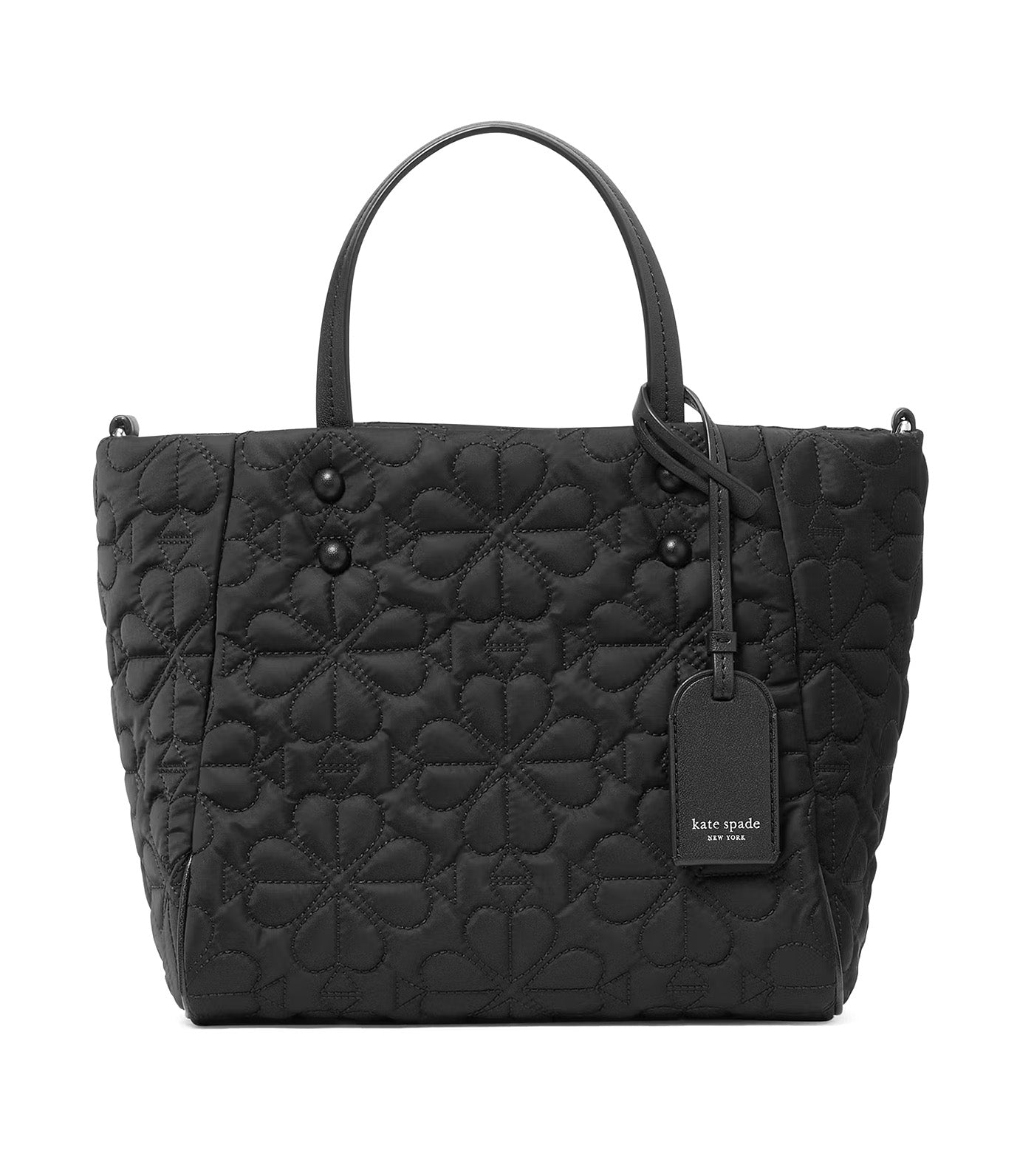 Tilly Quilted Small Tote Black