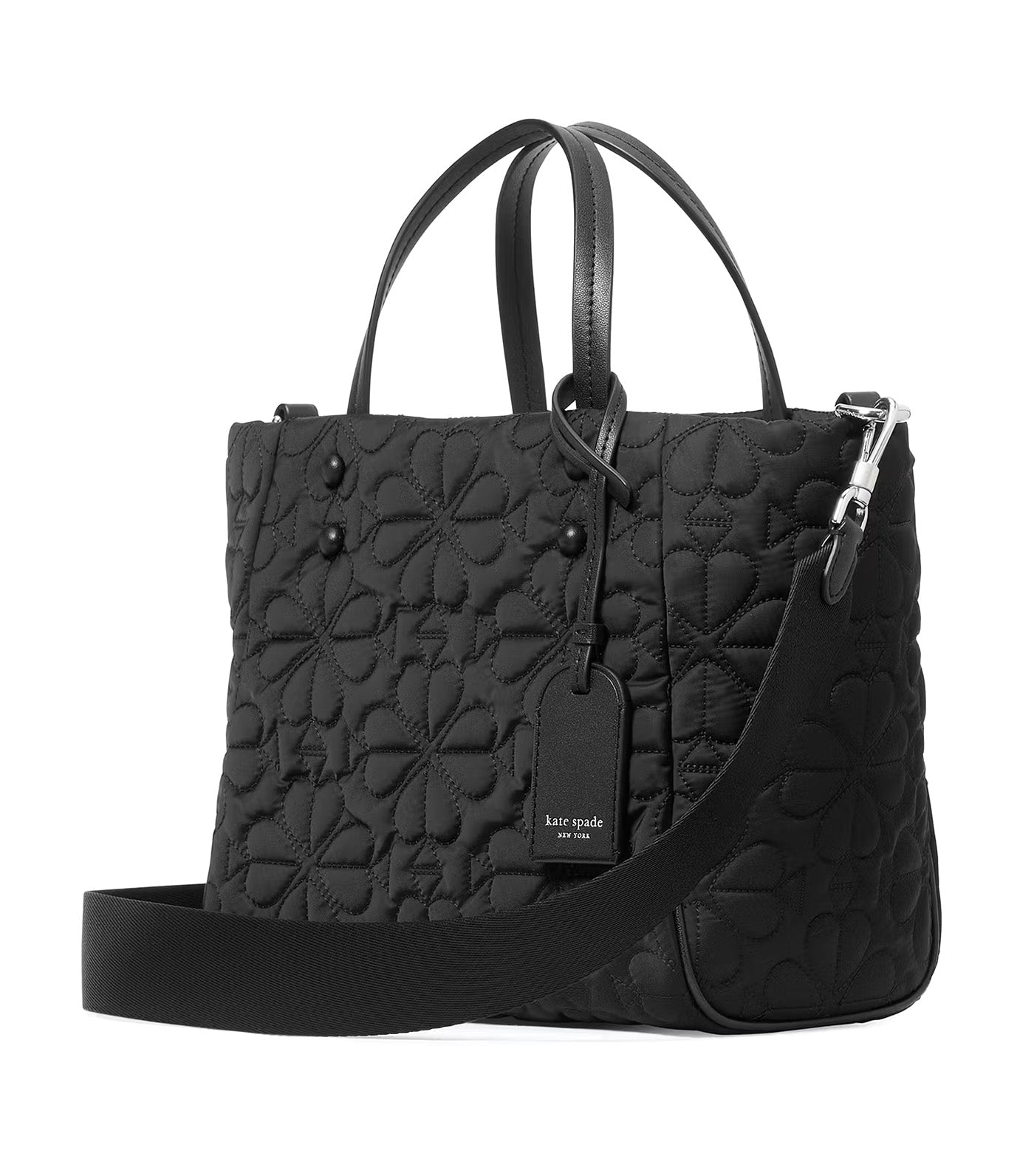 Tilly Quilted Small Tote Black