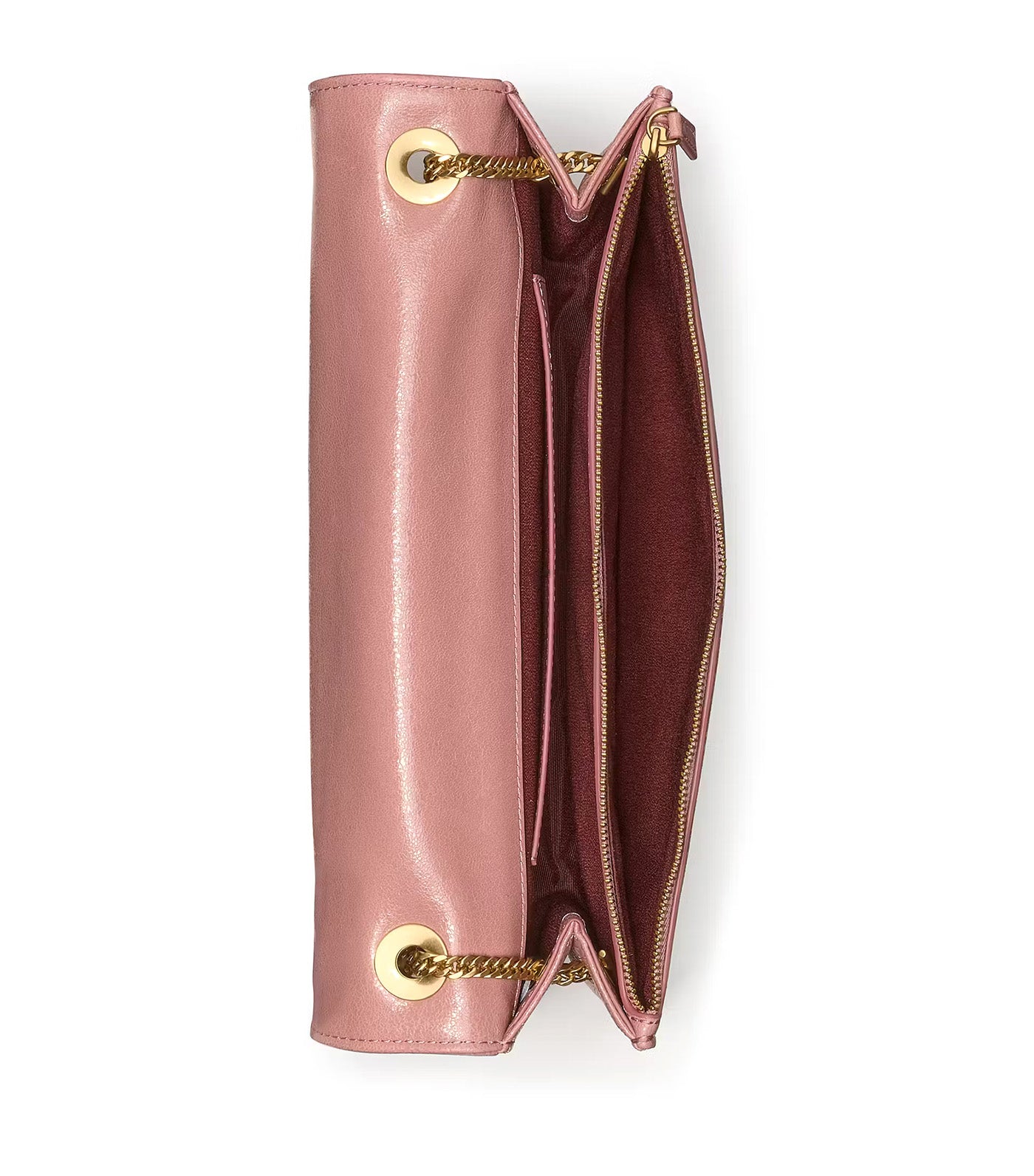 Deco Glazed Soft Shoulder Bag