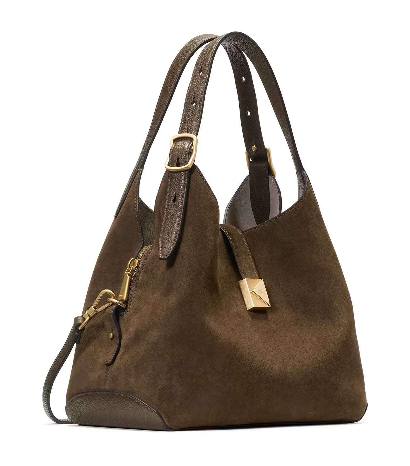 Deco Suede Crossbody Tote Burnt Sage Multi