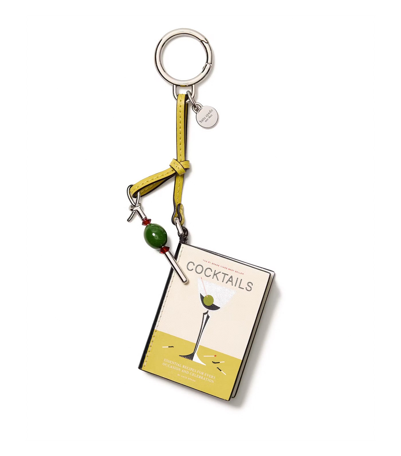 Charmed Cocktail Book Bag Charm Lime Slice Multi