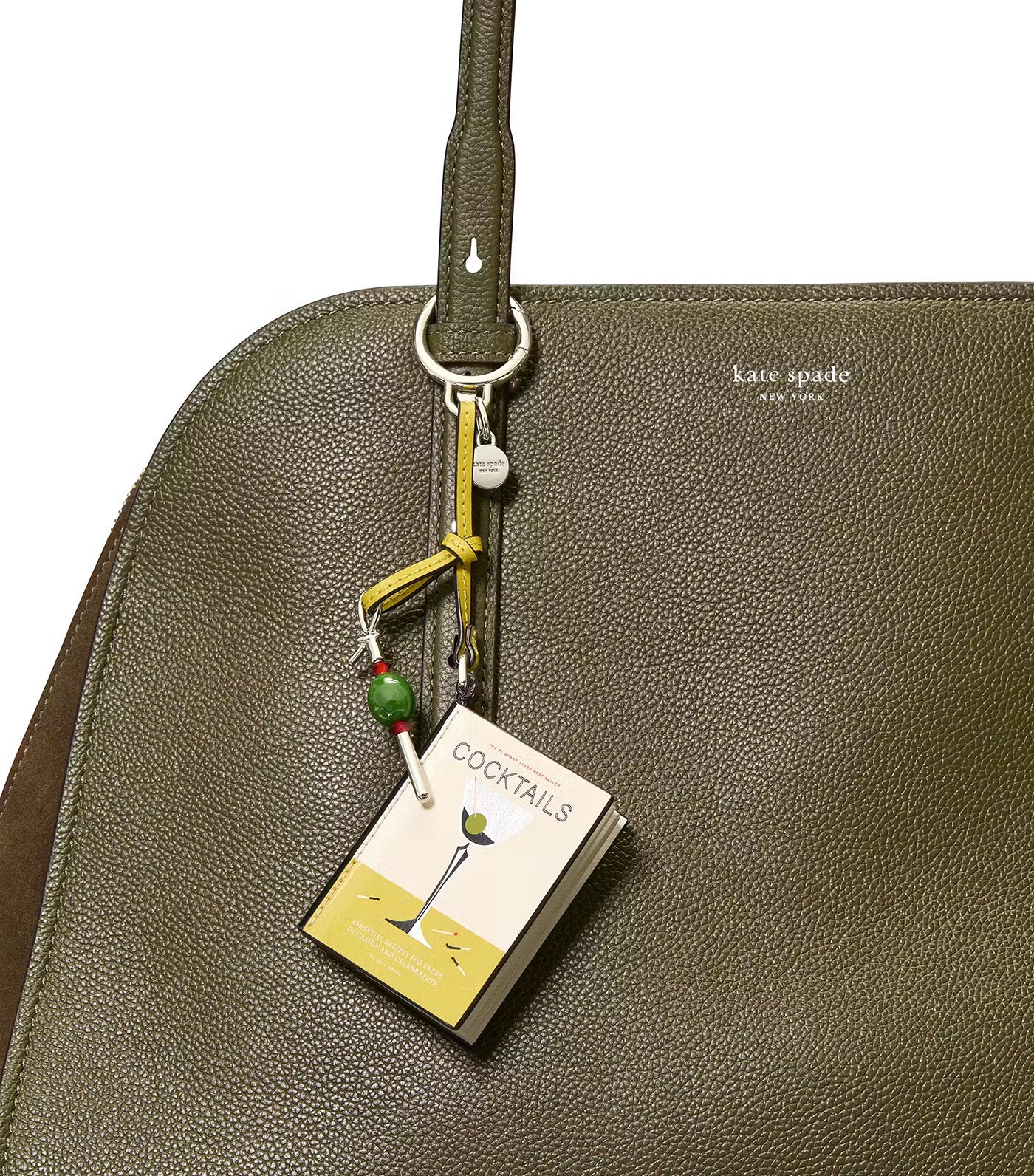 Charmed Cocktail Book Bag Charm Lime Slice Multi