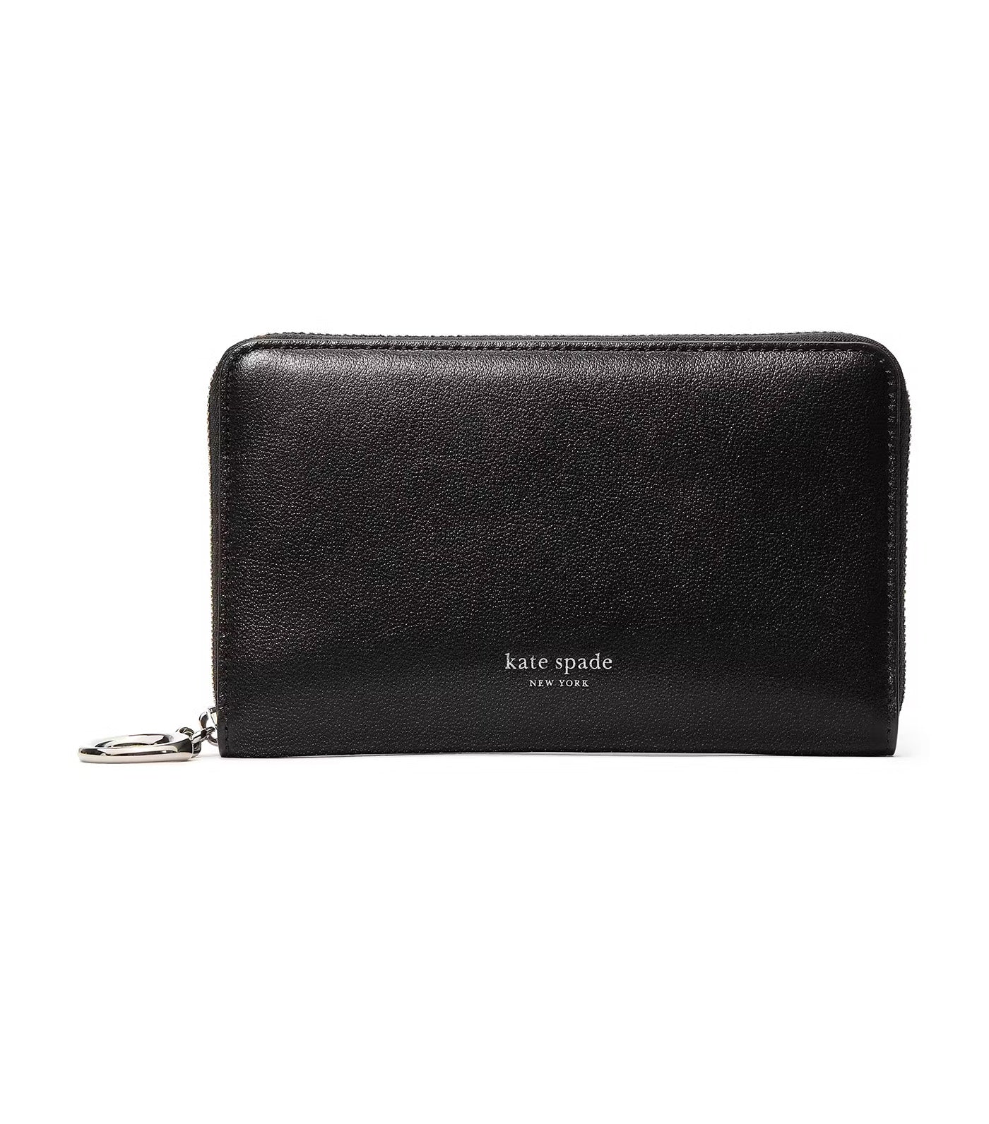 Halo Zip Around Wallet Black