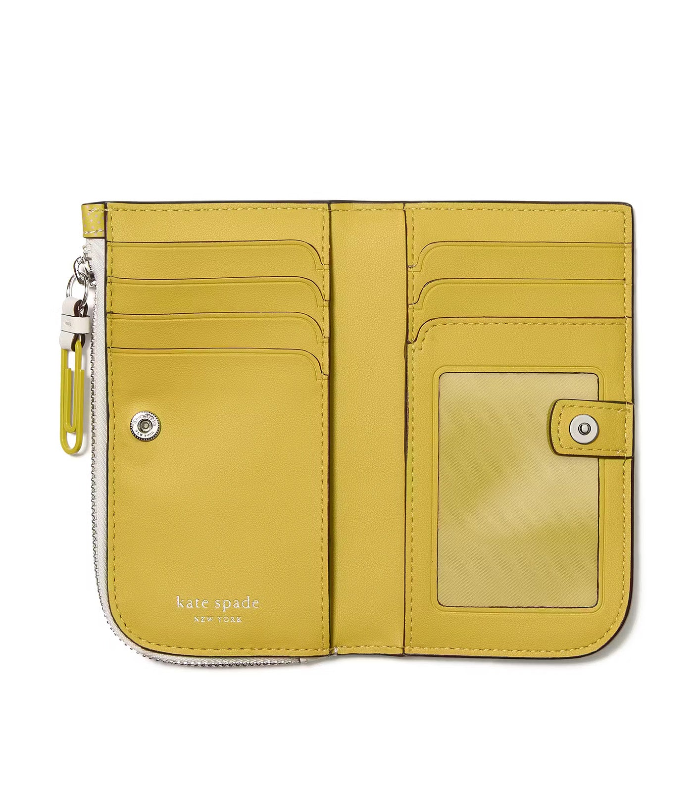 Page Turner Small Bifold Wallet Cream Multi