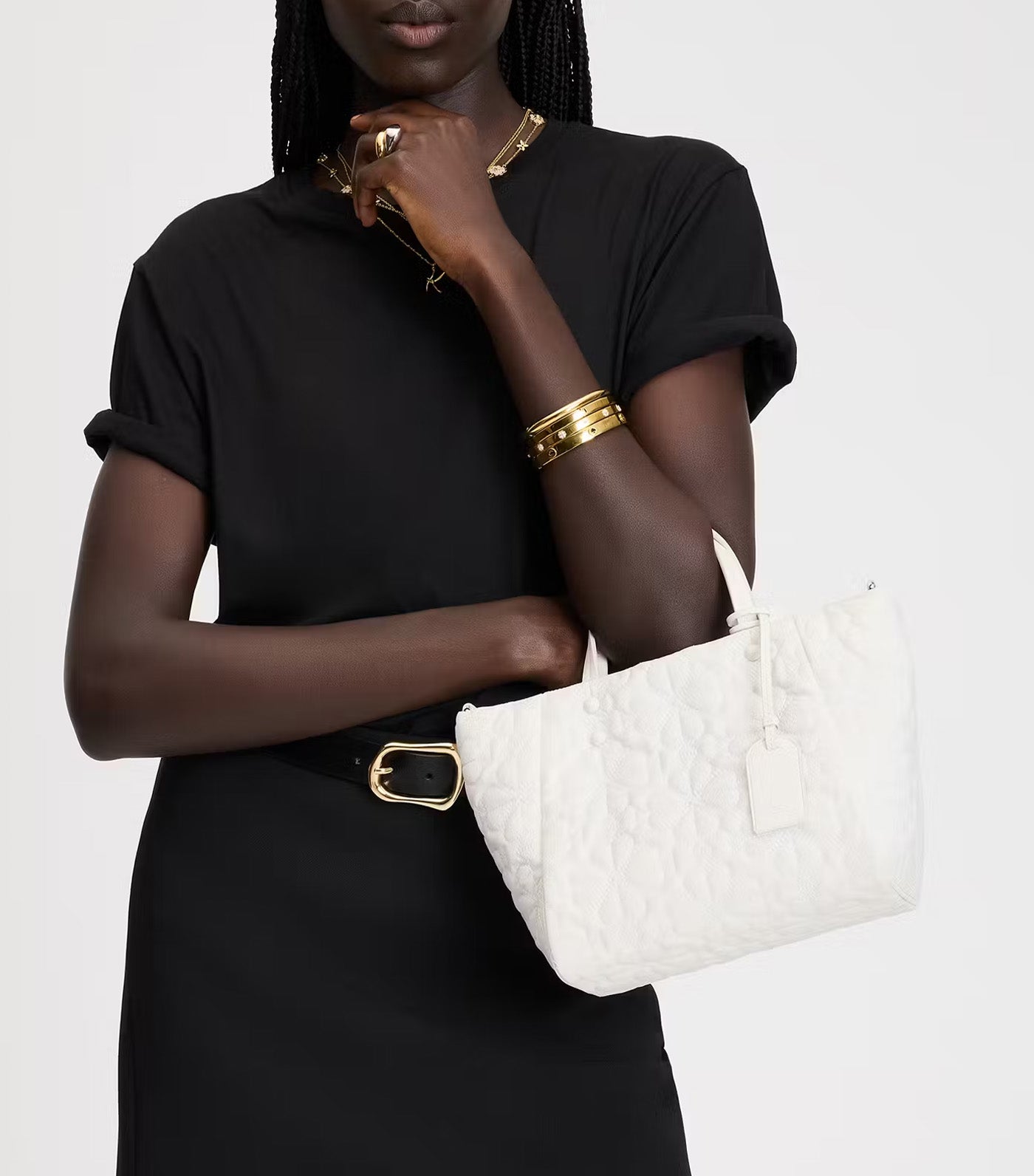 Tilly Quilted Small Tote Bag