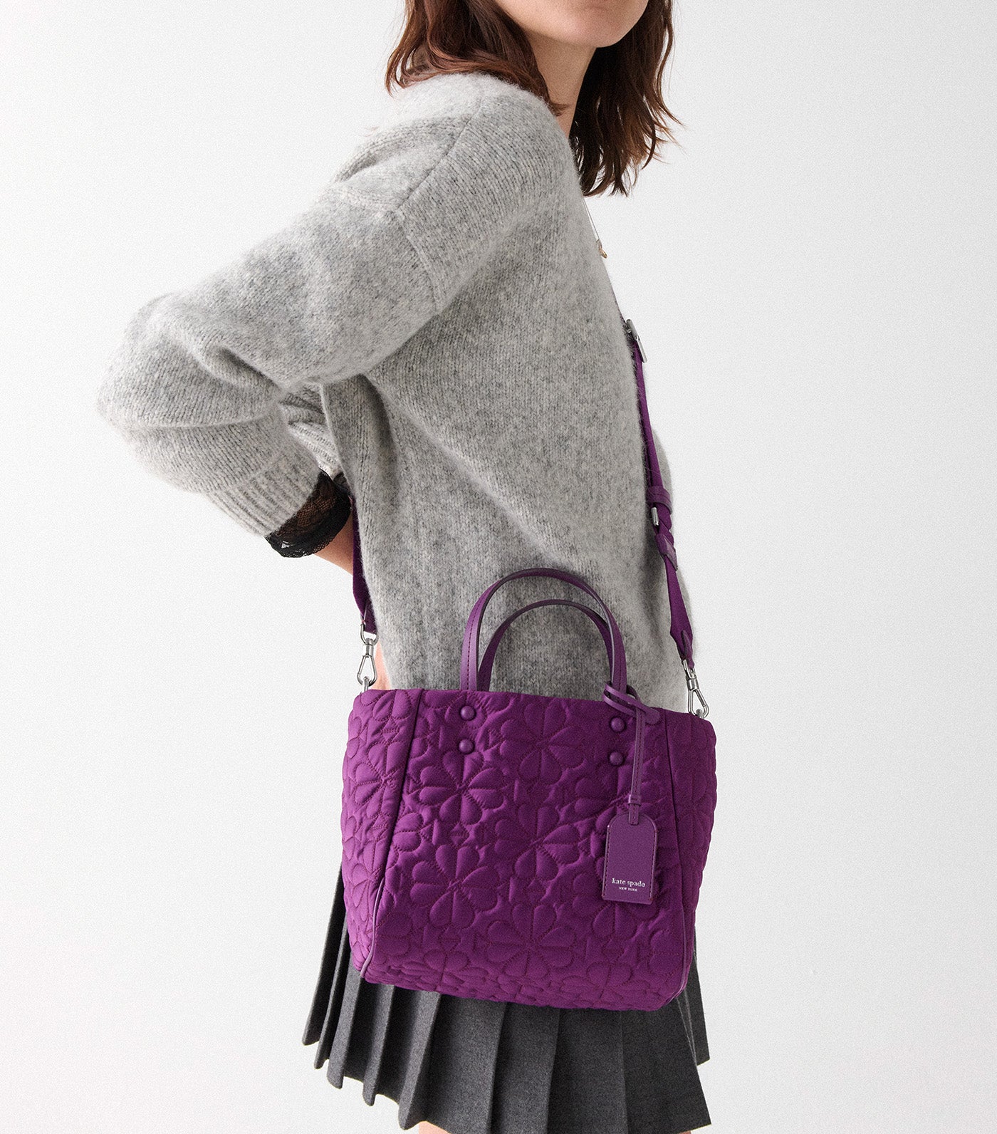 Tilly Quilted Small Tote Bag